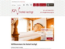 Tablet Screenshot of hotelischgl.at